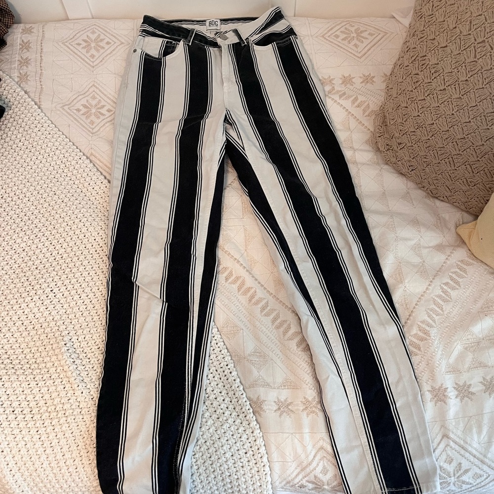 BDG Stripe Mom Jeans